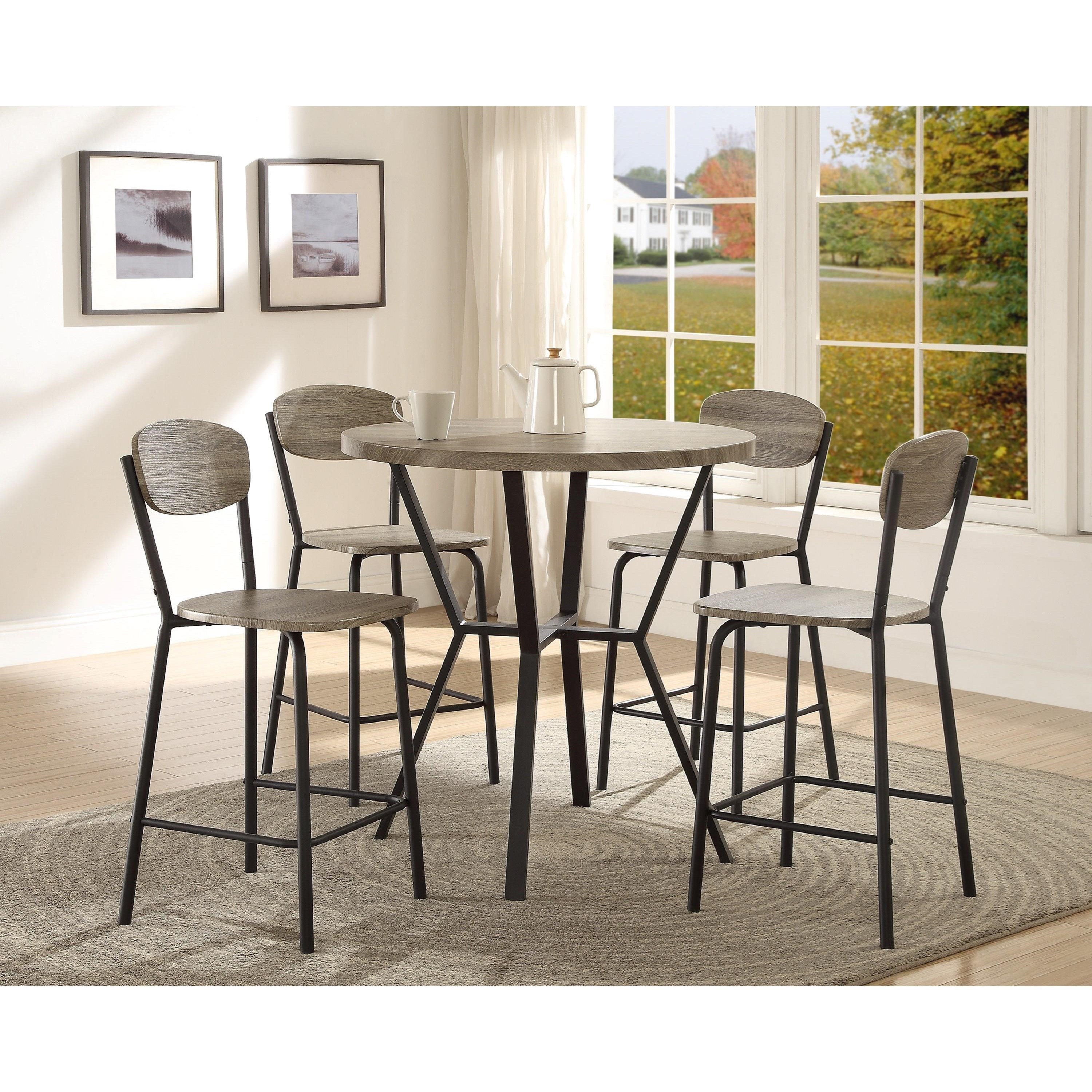 Crown mark blake top 5 piece dining set